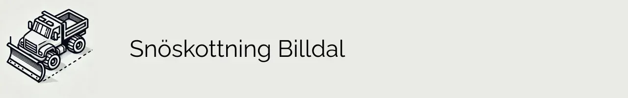 Snöskottning Billdal