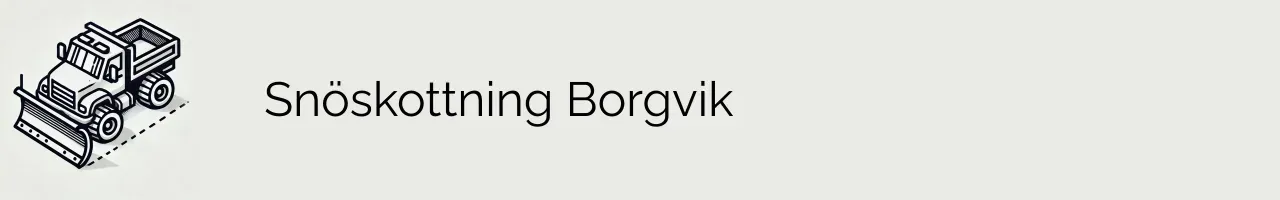 Snöskottning Borgvik