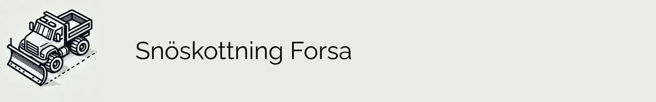 Snöskottning Forsa