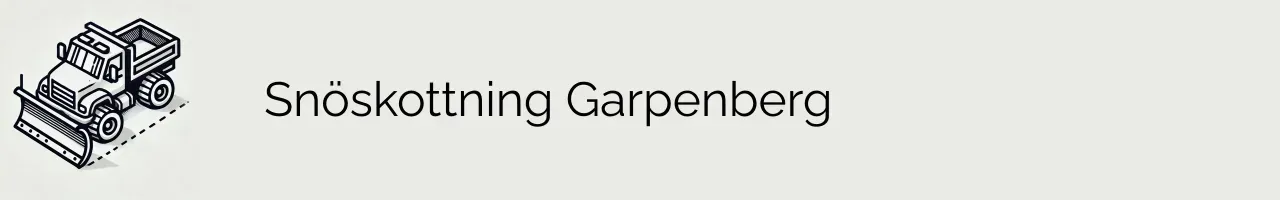 Snöskottning Garpenberg