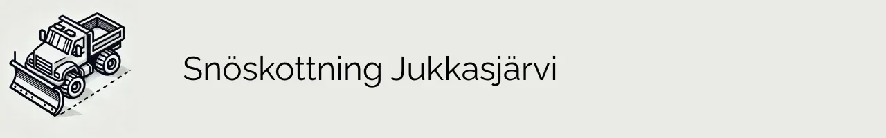 Snöskottning Jukkasjärvi