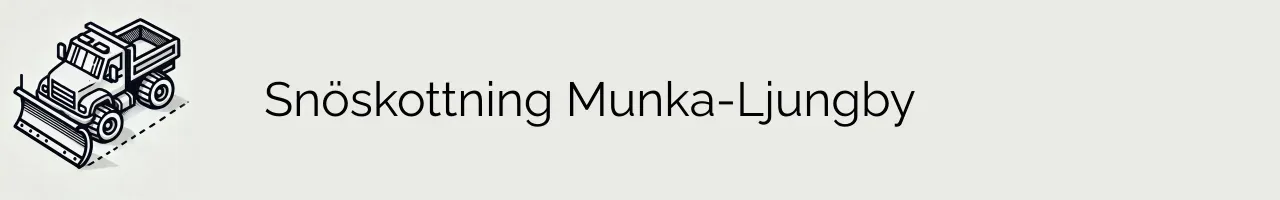 Snöskottning Munka-Ljungby