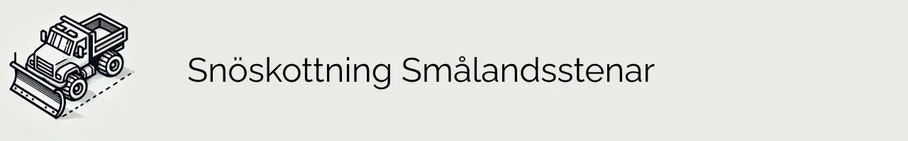 Snöskottning Smålandsstenar