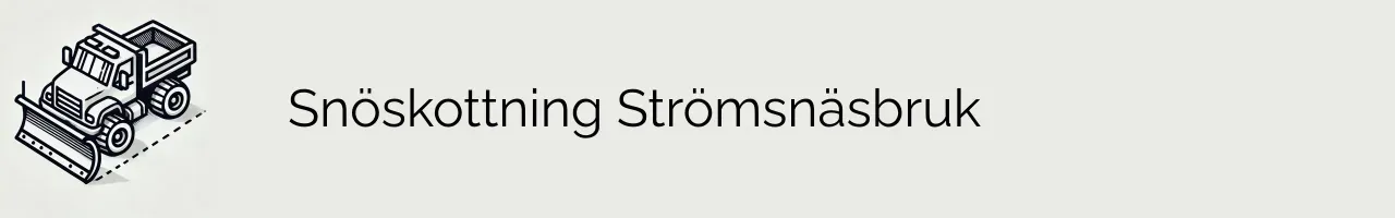 Snöskottning Strömsnäsbruk