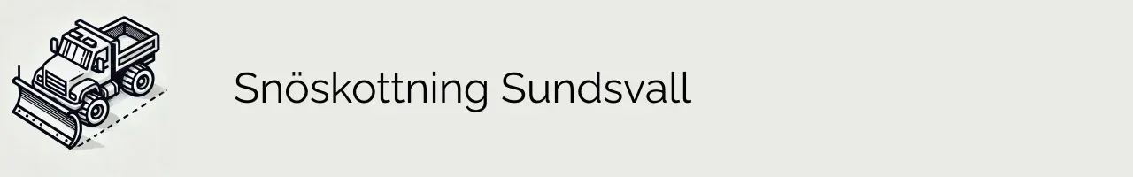 Snöskottning Sundsvall